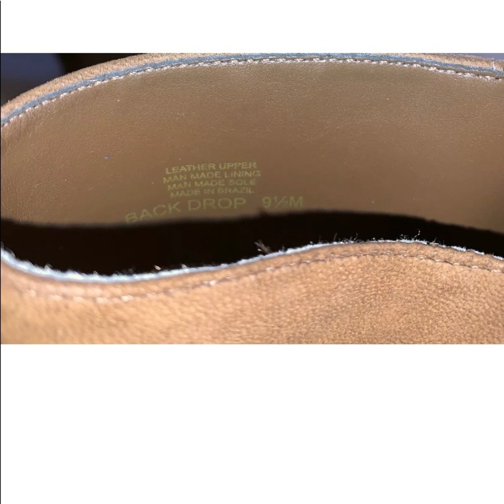 Gianni Bini Back Drop Fringe Brown Boots - Picture 11 of 11